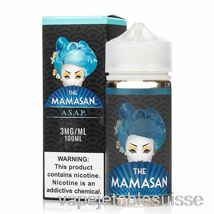 Vape Suisse Au Plus Vite - Le Mamasan - 100ml 0mg